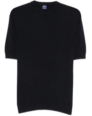 Fedeli Round-Neck T-Shirt - Black