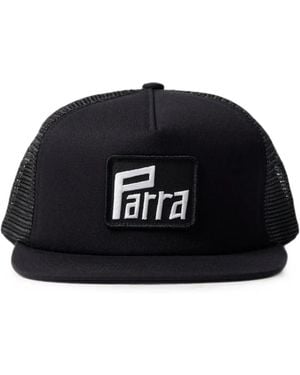 by Parra Logo-Patch Five-Panel Hat - Black