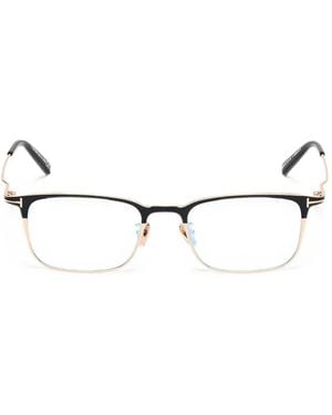 Tom Ford Brille Mit Eckigem Gestell - Weiß