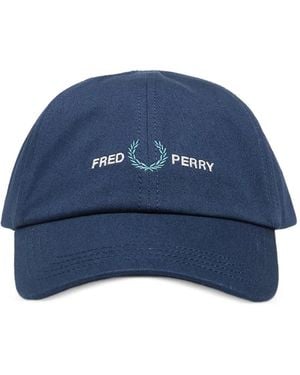 Fred Perry Gorra Con Logo - Azul