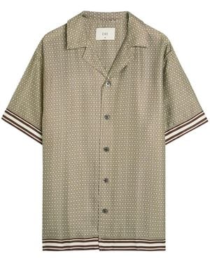CHE Patterned Striped Shirt - Grey