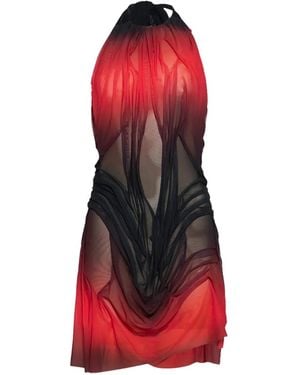 DI PETSA The Wetlook Mini Dress - Red