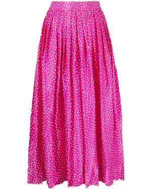 Off-White c/o Virgil Abloh Printed Pleated Trousers - Pink