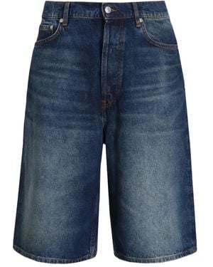 HUGO Klassische Jeans-Bermudas - Blau