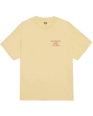 Obey Graphic-Print Short-Sleeve T-Shirt - Yellow
