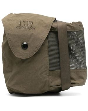 C.P. Company Paper Touch Kuriertasche - Grün