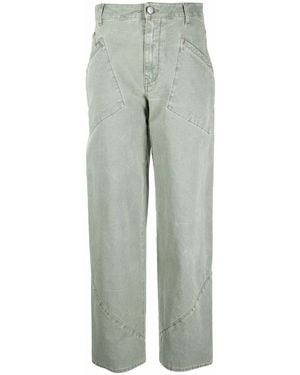 Alberta Ferretti High-Waisted Trousers - Grey