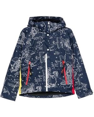 Rossignol X Jcc Ski-Jack Met Capuchon En Sterrenbeeldprint - Blauw