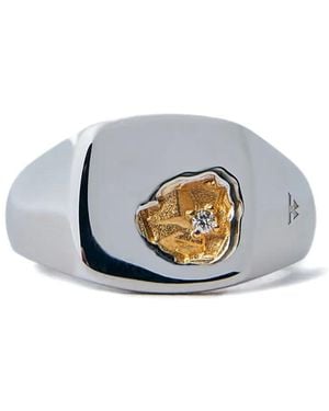 Tom Wood Mined Ring - Blau