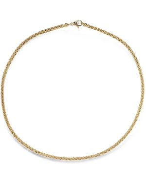 Azlee Woven Chain Necklace - Metallic