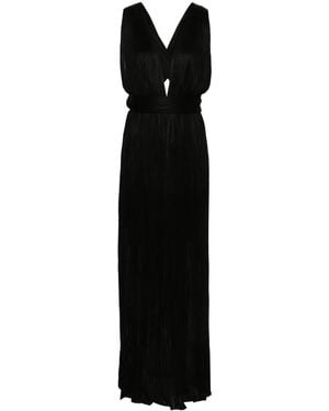 Maria Lucia Hohan Kim Maxikleid Aus Seide - Schwarz