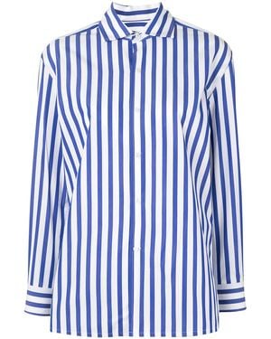 Ralph Lauren ピンストライプ シャツ - ブルー