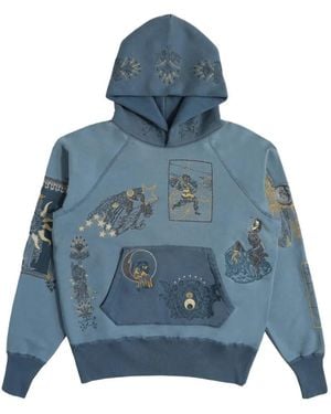 Samuel Zelig La Luna Hoodie - Blue
