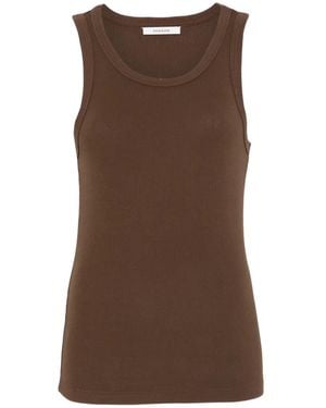Entire studios Ribbed Tank Top - Brown