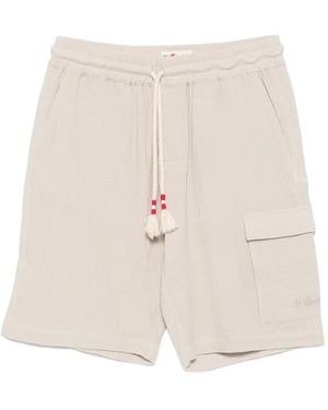 MC2 Saint Barth Marseille Drawstring Cargo Shorts - White
