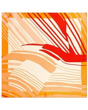 Raquel Diniz アブストラクト スカーフ - オレンジ