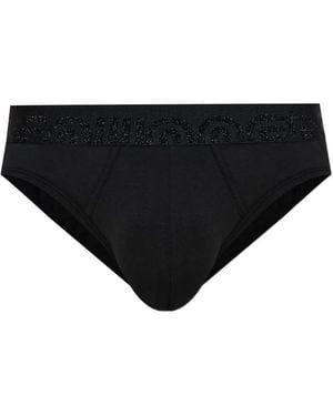 DSquared² Elasticated-Waistband Briefs - Black