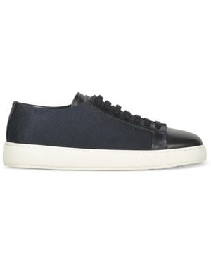 Santoni Two-Tone Sneakers - Blue