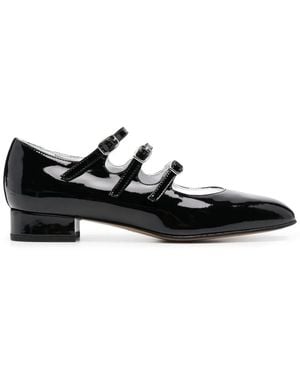 CAREL PARIS Ariana Patent Court Shoes - Black