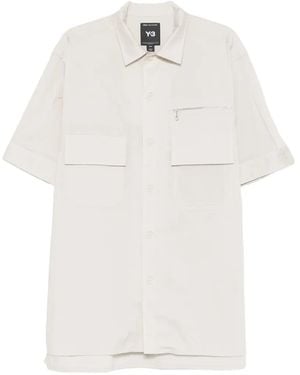Y-3 Ut Zipped-Pocket Shirt - White