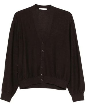 Lemaire Twisted Cardigan - Black