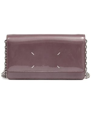 Maison Margiela Portafoglio Con Catena - Viola