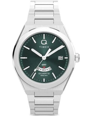 Timex Montre Q Continental Gmt 39 Mm - Grey