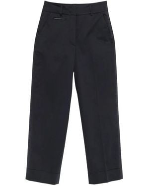 Peserico Cuffed Trousers - Blue