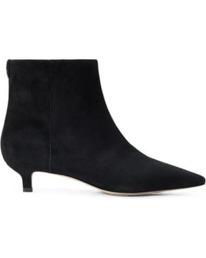 Ralph Lauren Francesca Stiefeletten Aus Wildleder - Schwarz