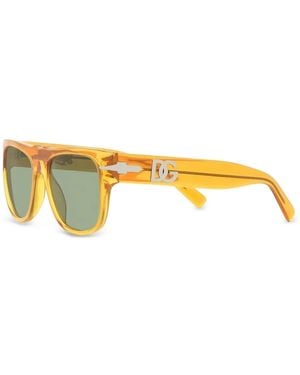 Dolce & Gabbana Square-Frame Sunglasses - Yellow