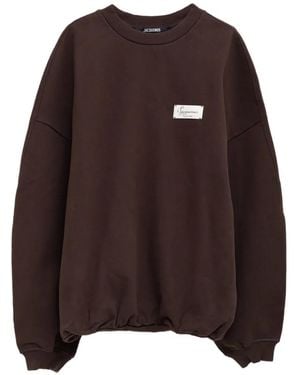 Jacquemus Corso Sweatshirt - Brown