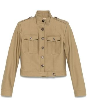 Tom Ford Cropped Jacket - Natural