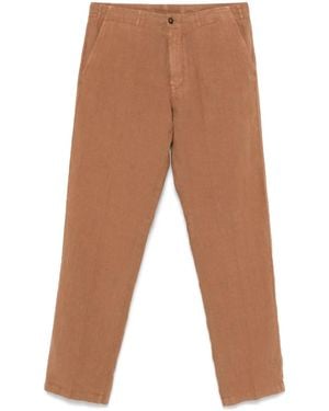 Corneliani Linen Trousers - Brown