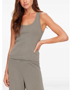 The Upside Bangalow Ribbed Tank Top - Grey