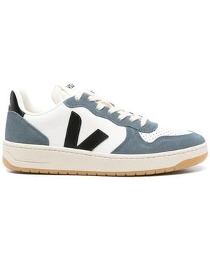 Veja Sneakers aus Wildleder mit Logo-Patch - Blau