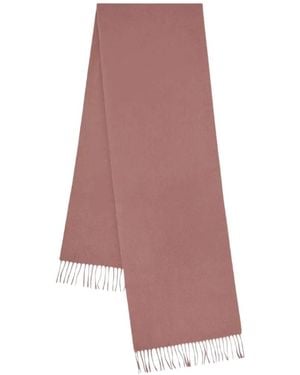 Mulberry Écharpe En Cachemire À Franges - Rose