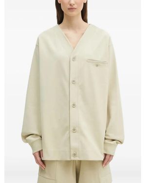 PANGAIA Dna Button-Up Shirt Jacket - Natural
