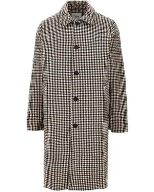 Wax London Manteau À Motif Pied-De-Poule - Gris