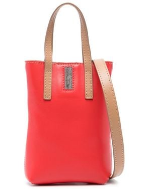 Peserico Logo-debossed Cross Body Bag - Red