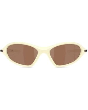 Oakley Sonnenbrille Mit Geometrischem Gestell - Gelb