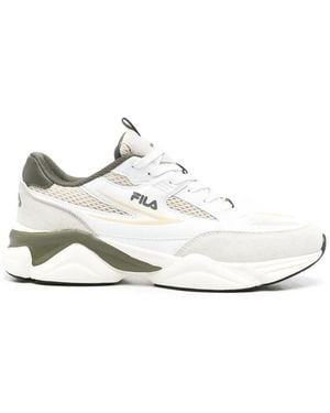 Fila Recade Logo-Print Sneakers - White