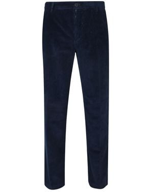 120% Lino Corduroy Pocket Pants - Blue