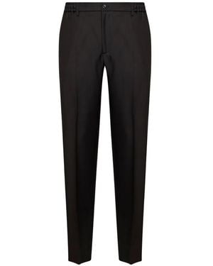 Tagliatore Tapered-Leg Trousers - Black
