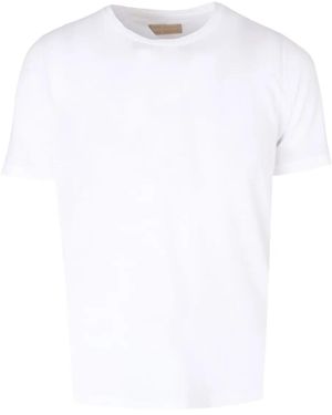 120% Lino Short-Sleeve T-Shirt - White