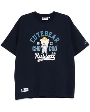 Chocoolate Graphic-Print T-Shirt - Blue