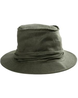 Yohji Yamamoto Ruched Bucket Hat - Green