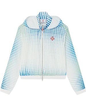 CASABLANCA Hooded Jacket - Blue