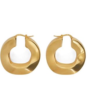 Jil Sander Hoop Earrings - Metallic