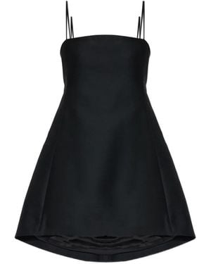 Balenciaga Babydoll Strap Dress - Black