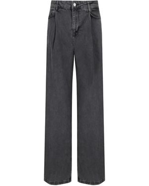 SELECTED Pantaloni Dritti - Grigio
